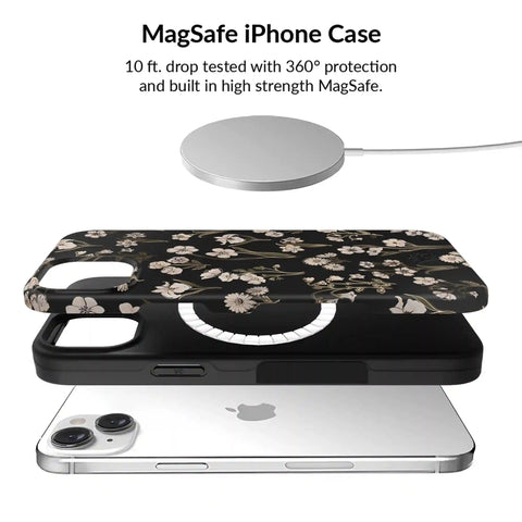 Nightbloom Gold Chrome Floral iPhone Bundle Set