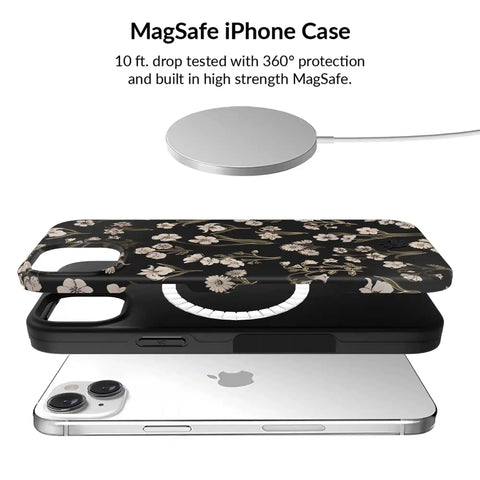 Nightbloom Gold Chrome Floral iPhone Bundle Set