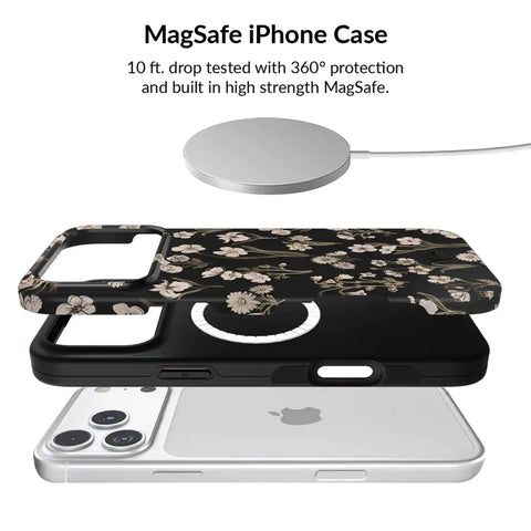 Nightbloom Gold Chrome Floral iPhone Bundle Set