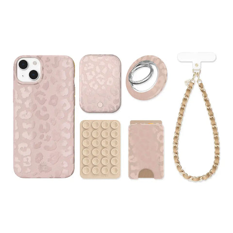 Nude Leopard iPhone Bundle Set