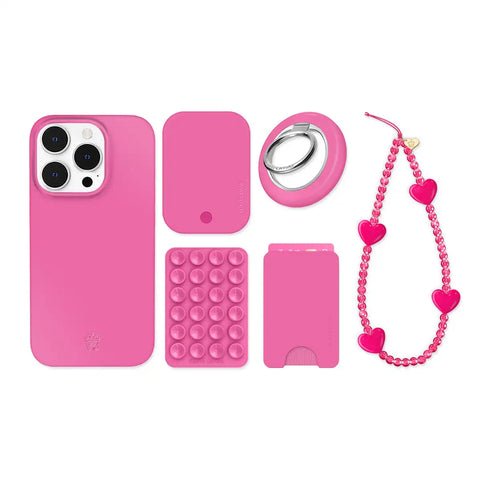 Orchid Pink iPhone Bundle Set