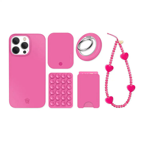 Orchid Pink iPhone Bundle Set