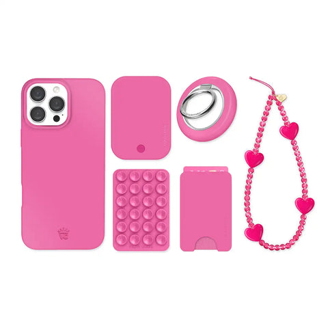 Orchid Pink iPhone Bundle Set
