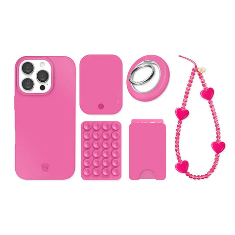 Orchid Pink iPhone Bundle Set