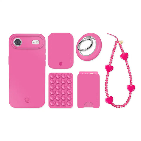 Orchid Pink iPhone Bundle Set
