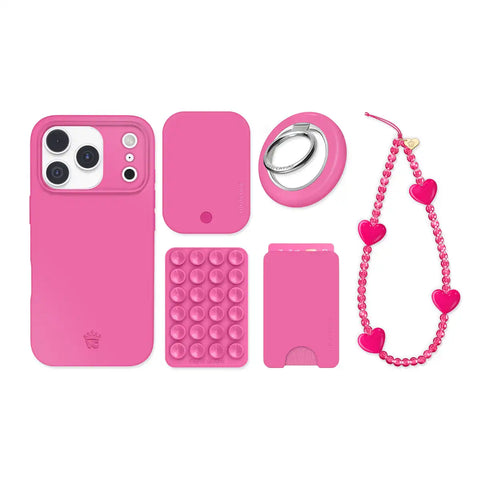 Orchid Pink iPhone Bundle Set