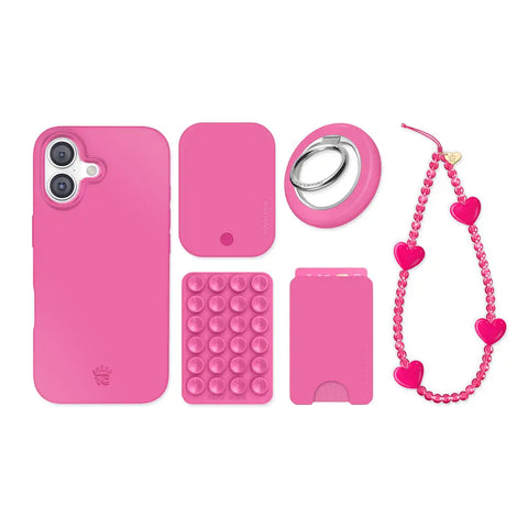 Orchid Pink iPhone Bundle Set