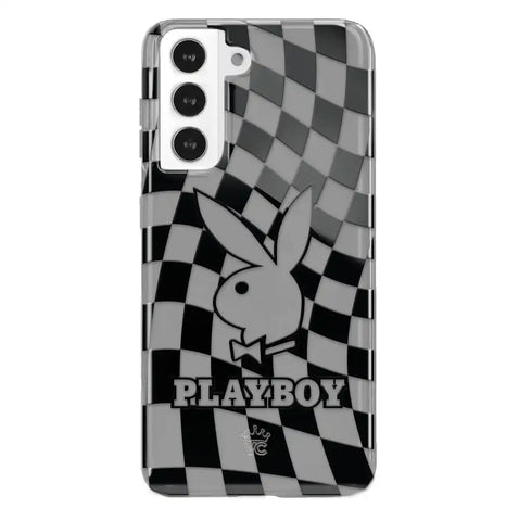 Playboy Checkmate Clear Samsung Case