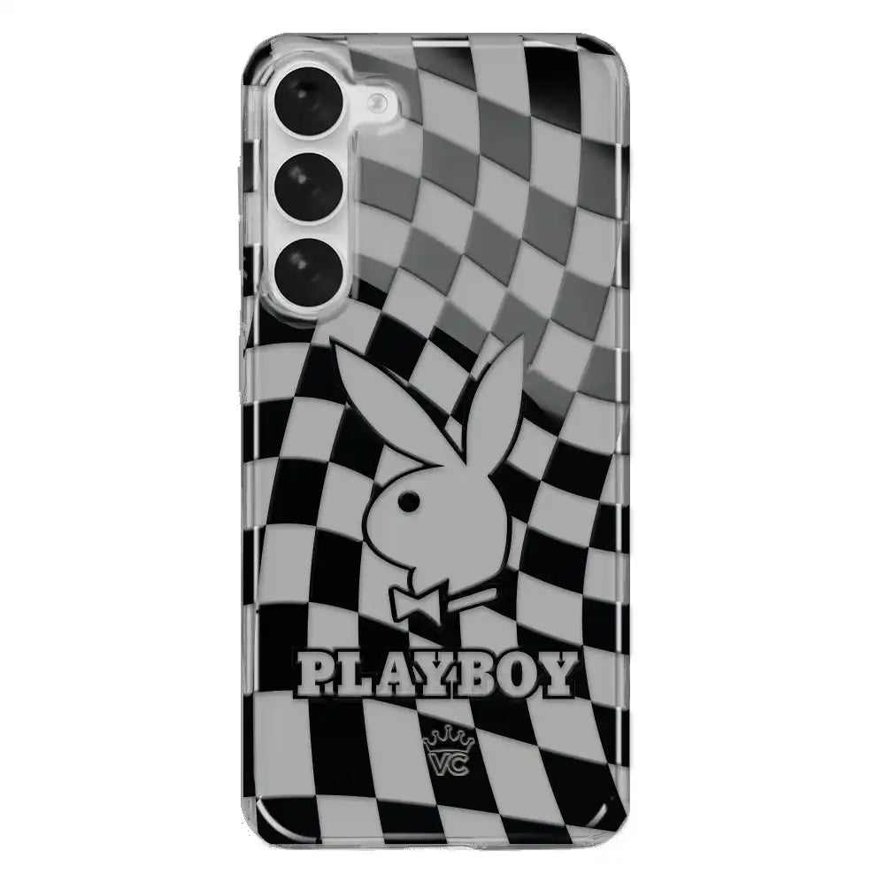 Playboy Checkmate Clear Samsung Case