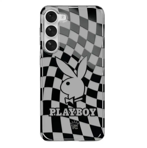 Playboy Checkmate Clear Samsung Case