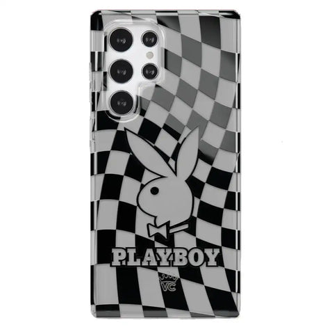 Playboy Checkmate Clear Samsung Case