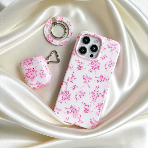 French Rose Floral AirPod Case