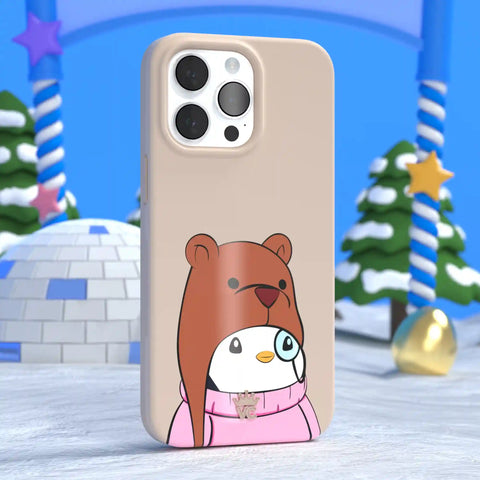 Pudgy Penguins Huddle Up iPhone Case