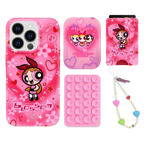 The Powerpuff Girls Blossom iPhone Bundle Set - Wallet