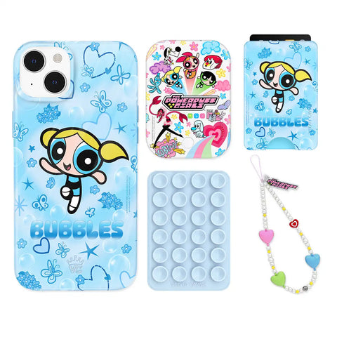 The Powerpuff Girls Bubbles iPhone Bundle Set - Wallet