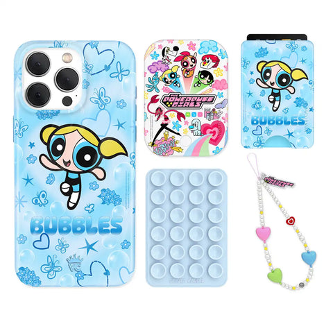The Powerpuff Girls Bubbles iPhone Bundle Set - Wallet