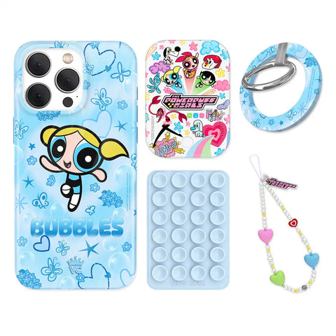 The Powerpuff Girls Bubbles iPhone Bundle Set - Grip