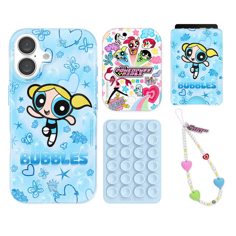 The Powerpuff Girls Bubbles iPhone Bundle Set - Wallet