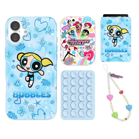 The Powerpuff Girls Bubbles iPhone Bundle Set - Wallet