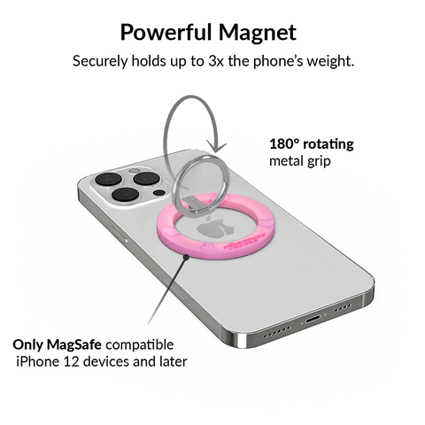 The Powerpuff Girls Airbrush Hearts MagSafe Grip Ring