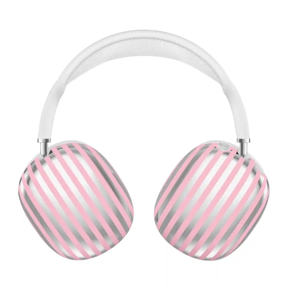 Pink Chrome Stripes AirPod Max Case
