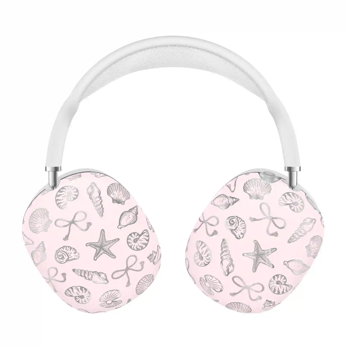 Pink Coastal Seashells AirPod Max Case