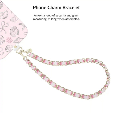 Pink Coastal Seashells iPhone Bundle Set
