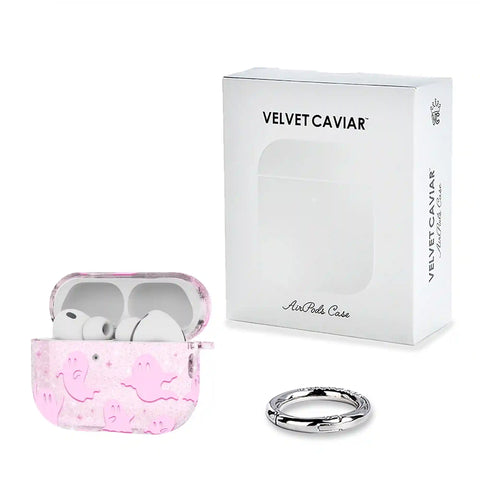 Ghosted Pink Glitter AirPod Case