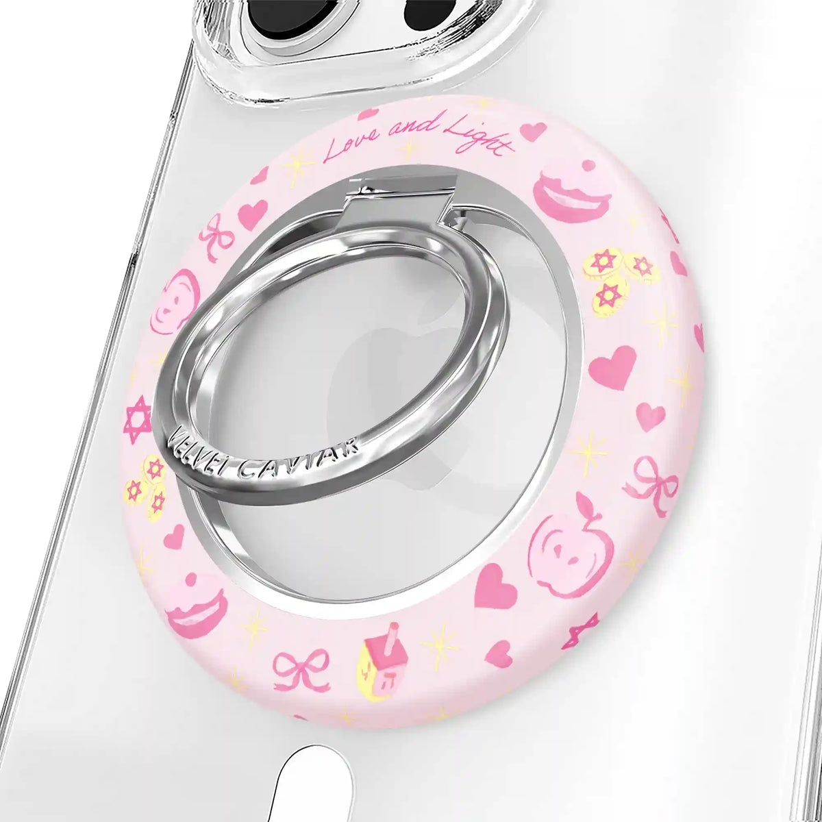 Pink Hanukkah MagSafe Grip Ring