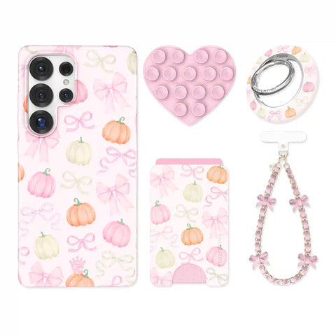 Pink Pumpkin Princess Samsung Bundle Set