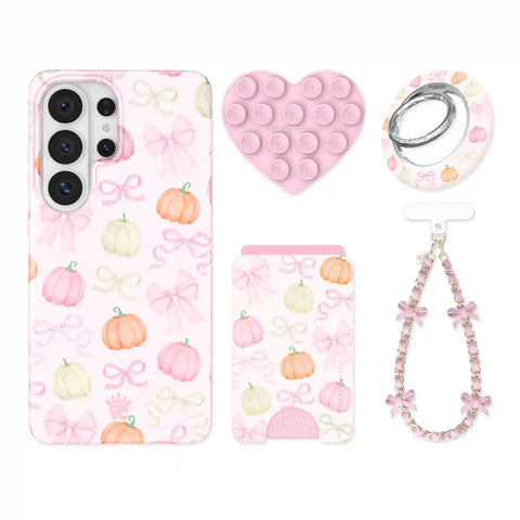 Pink Pumpkin Princess Samsung Bundle Set