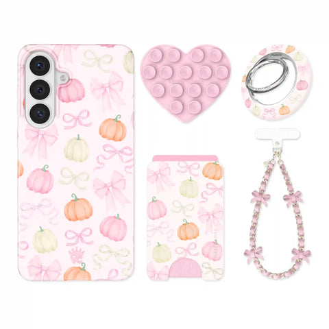 Pink Pumpkin Princess Samsung Bundle Set
