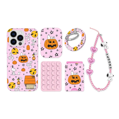 Snoopy Pink Pumpkins iPhone Bundle Set
