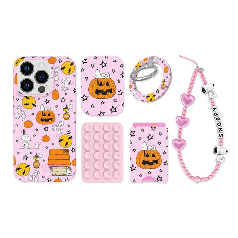 Snoopy Pink Pumpkins iPhone Bundle Set