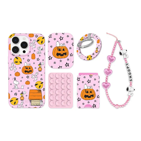 Snoopy Pink Pumpkins iPhone Bundle Set