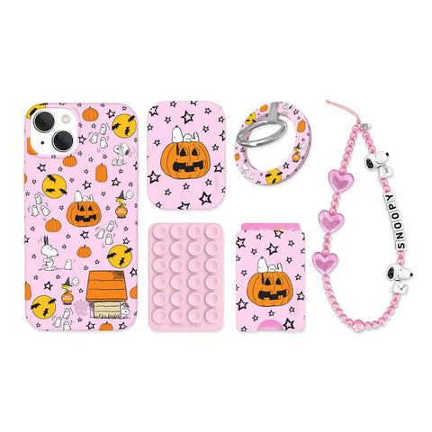Snoopy Pink Pumpkins iPhone Bundle Set