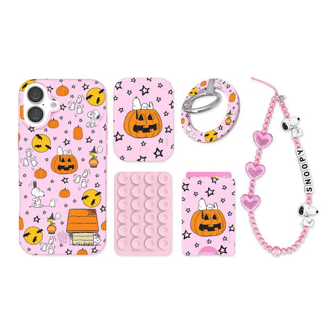 Snoopy Pink Pumpkins iPhone Bundle Set