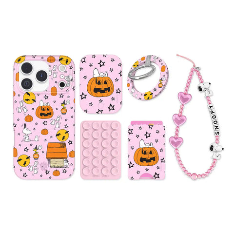 Snoopy Pink Pumpkins iPhone Bundle Set