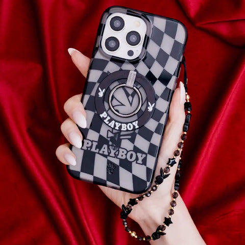 Playboy Black Bunny Phone Charm