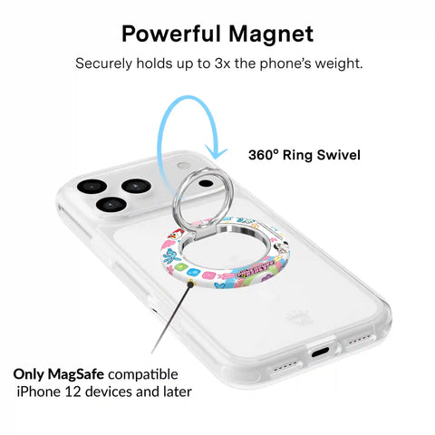 The Powerpuff Girls Girl Power MagSafe Grip Ring