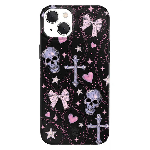 Pretty Punk Skulls iPhone Case