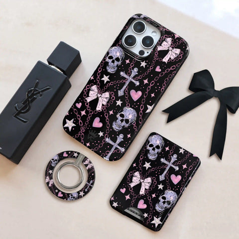 Pretty Punk Skulls MagSafe Grip Ring