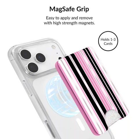 Pretty Punk Stripes Glitter iPhone Bundle Set