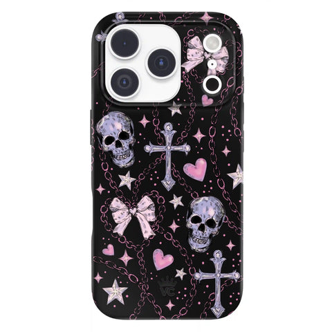 Pretty Punk Skulls iPhone Case