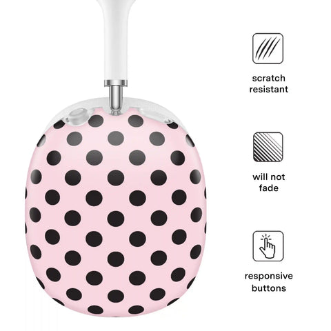 Princess Pink Polkadot AirPod Max Case