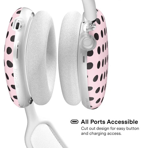 Princess Pink Polkadot AirPod Max Case