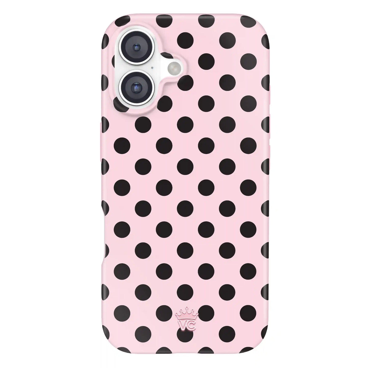Princess Pink Polka Dot iPhone Case