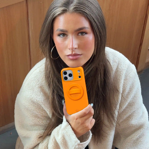 Pumpkin Spice Orange MagSafe Grip Loop