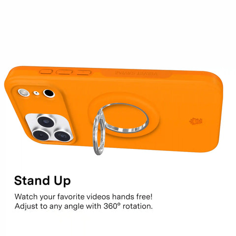 Pumpkin Spice Orange MagSafe Grip Ring