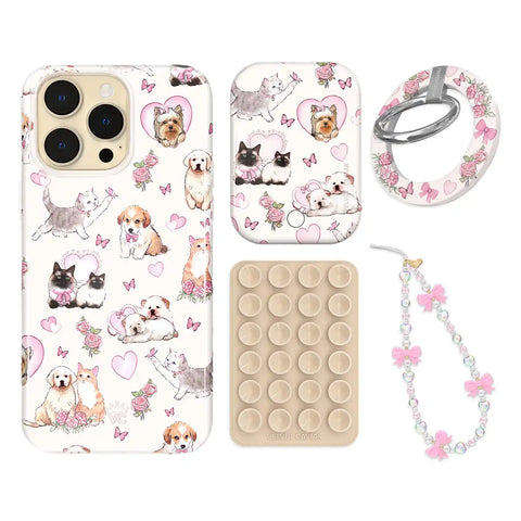 Puppies and Kittens iPhone Bundle Set - Grip